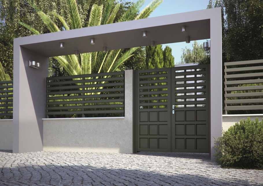 Ворота в современном стиле