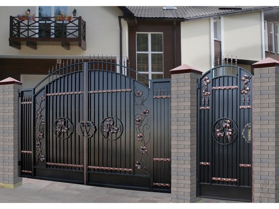 Кованые ворота Апастово