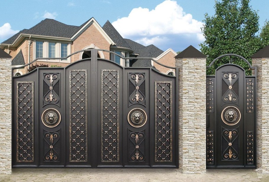 Кованые ворота в Нальчике Сикард