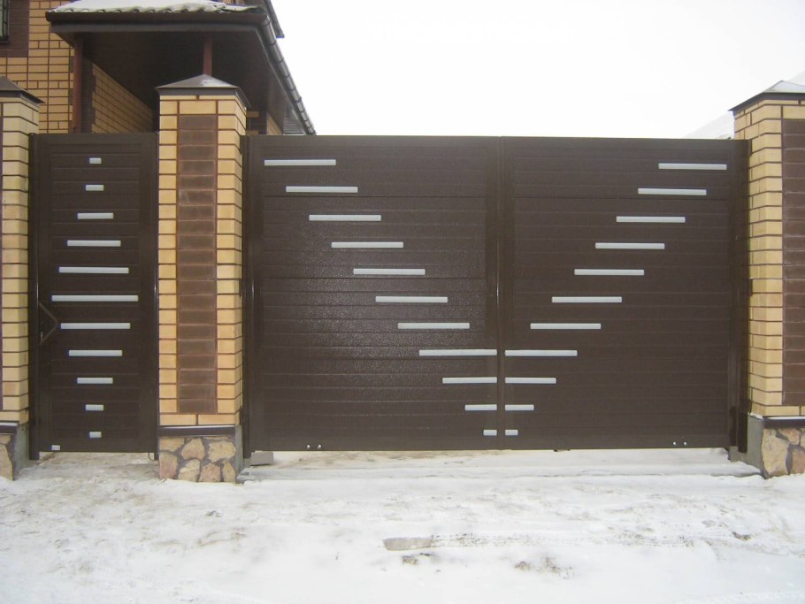 Современные ворота