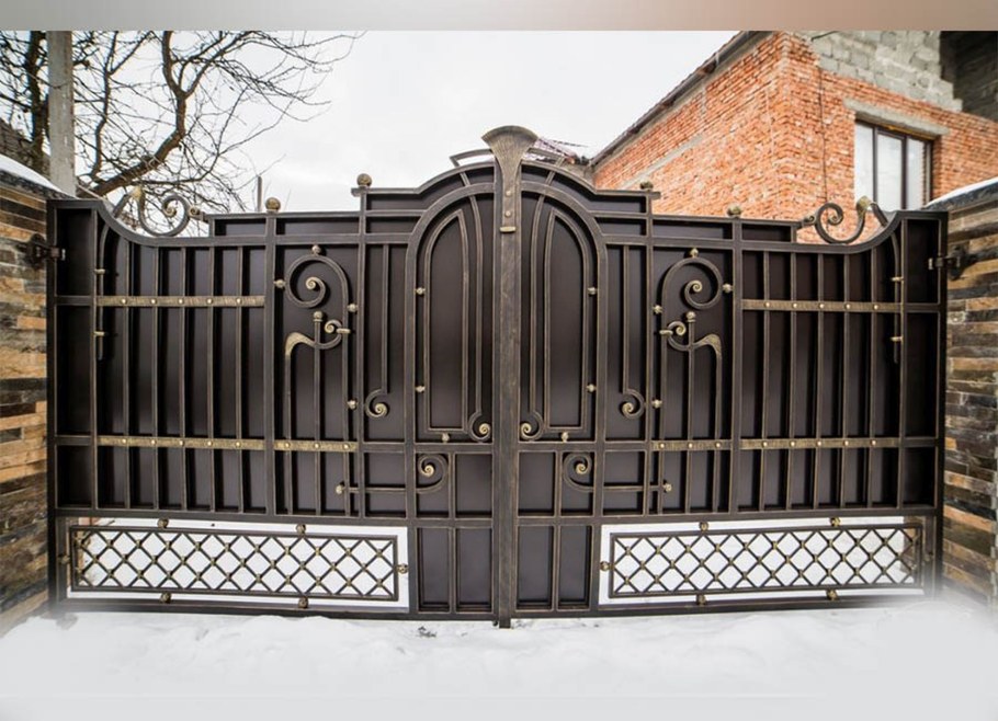 Кованые ворота Данилевский