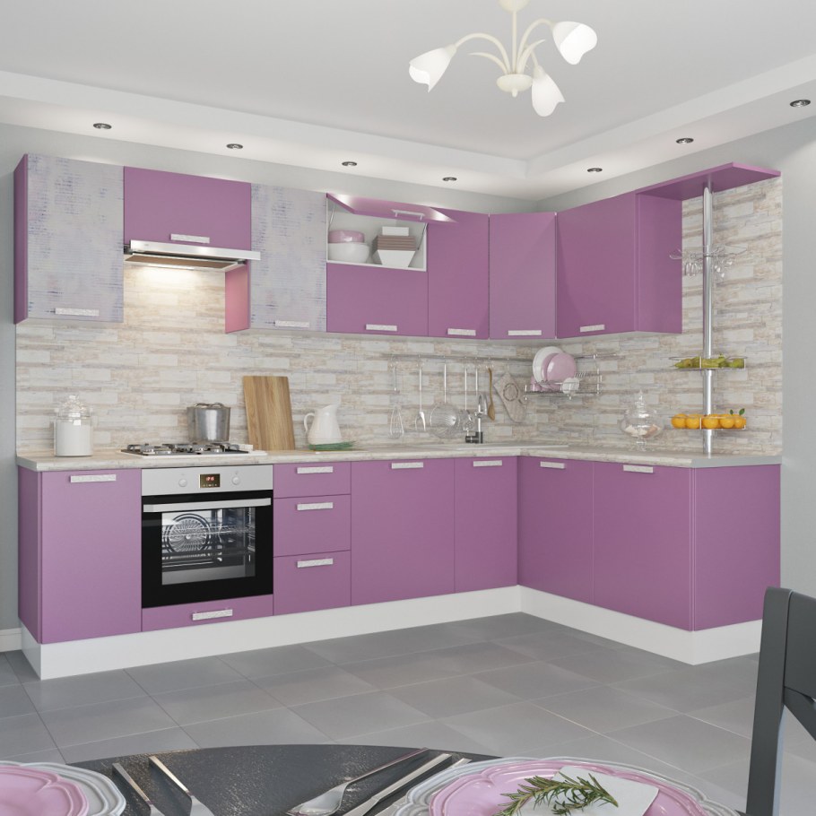 Кухни Леруа Мерлен лиловый