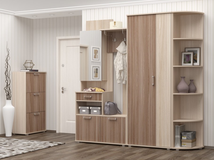 Прихожая Берта ясень шимо светлый