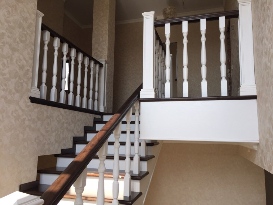 Обшивка лестницы