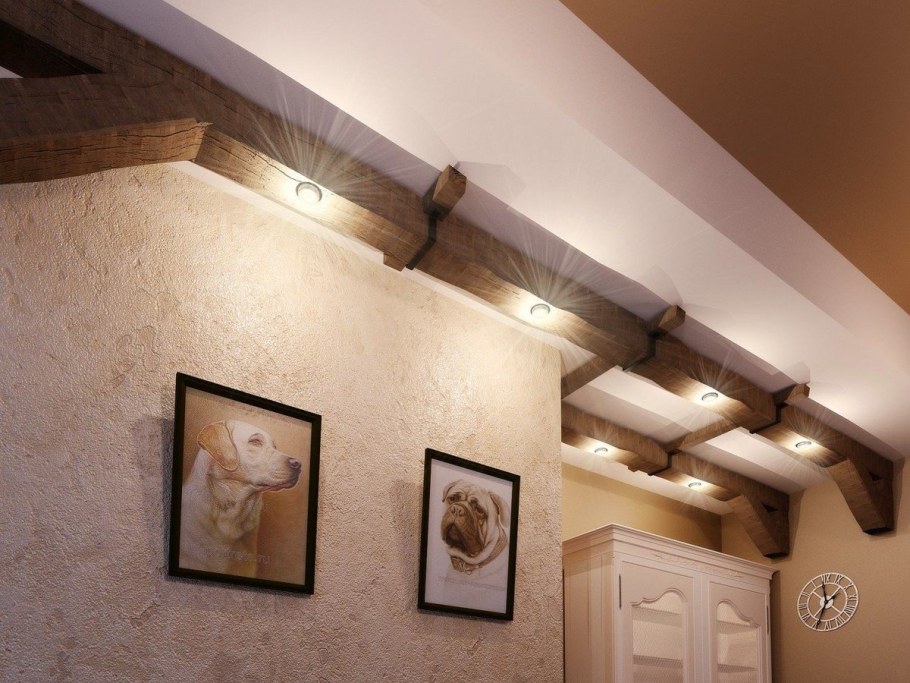 Фальшбалки из полиуретана в интерьере