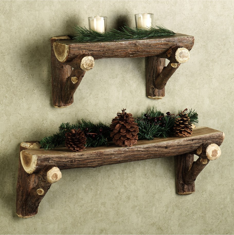 Деревянные полки