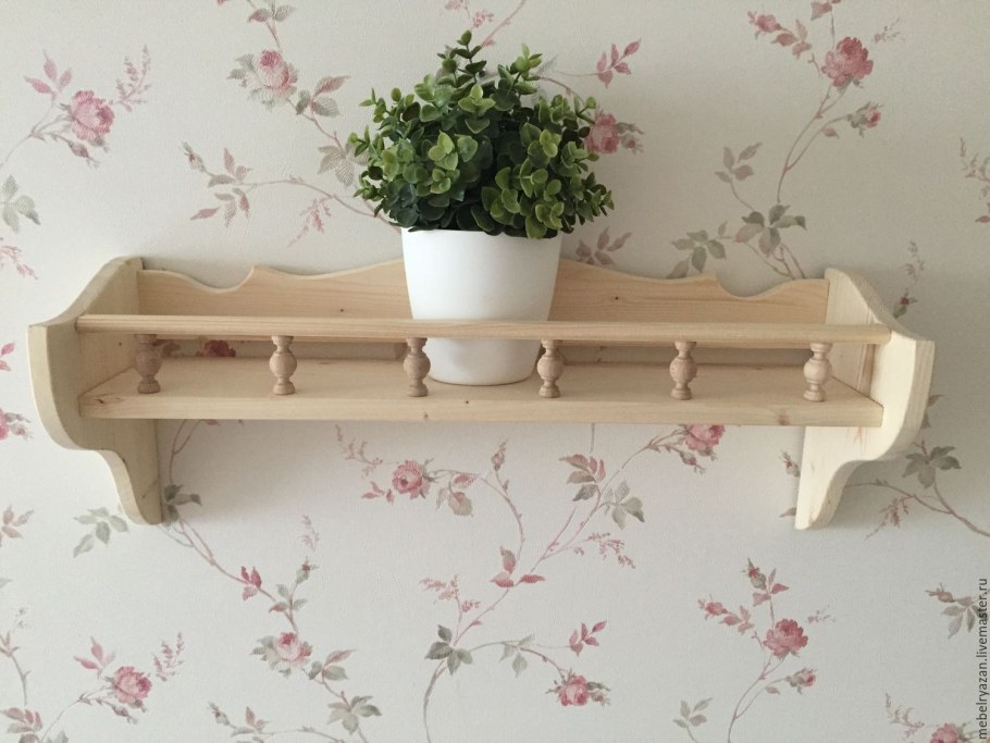 Навесные полки для цветов