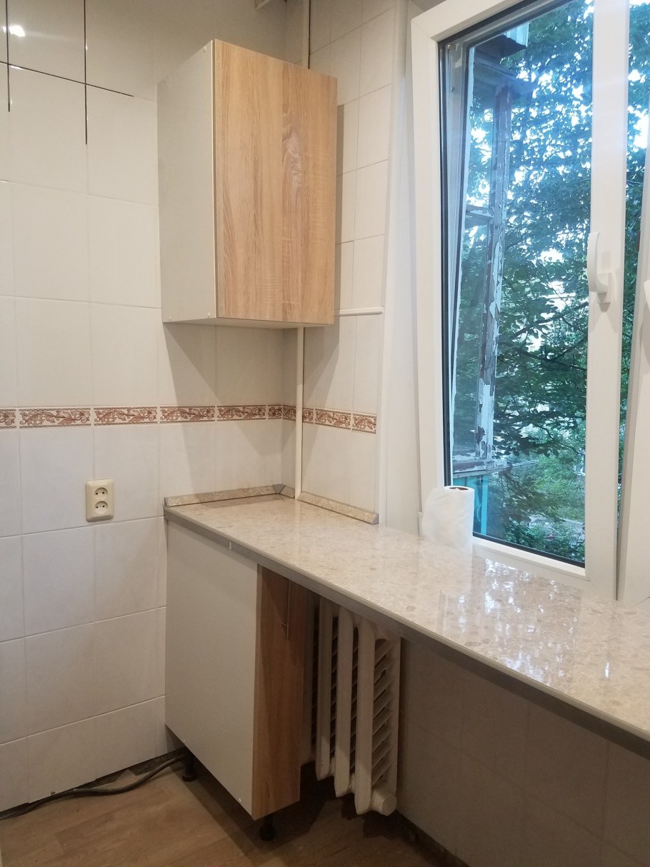 Бюджетная кухня своими руками в хрущевке