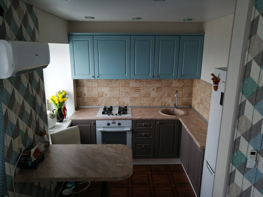 Перепланировка кухни в хрущевке