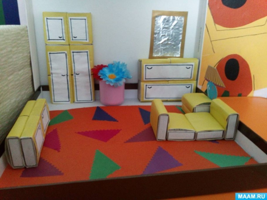 Макет детской комнаты