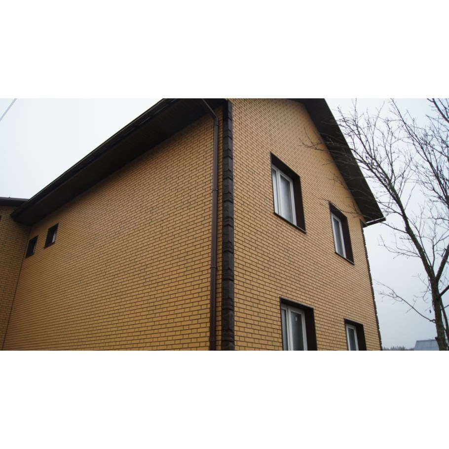 Фасадные панели кирпич желтый Альта профиль