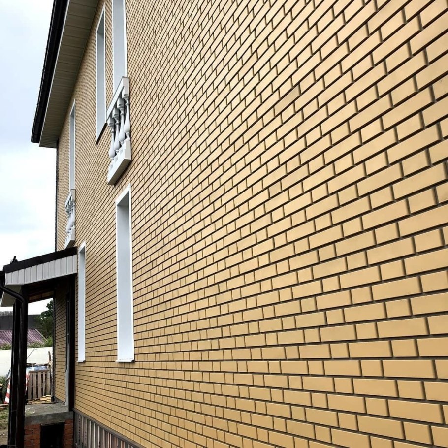 Альта профиль кирпич клинкерный желтый