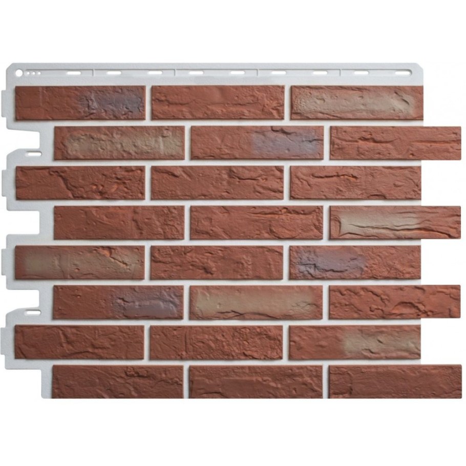 Фасадная панель Альта-профиль кирпич Рижский 02
