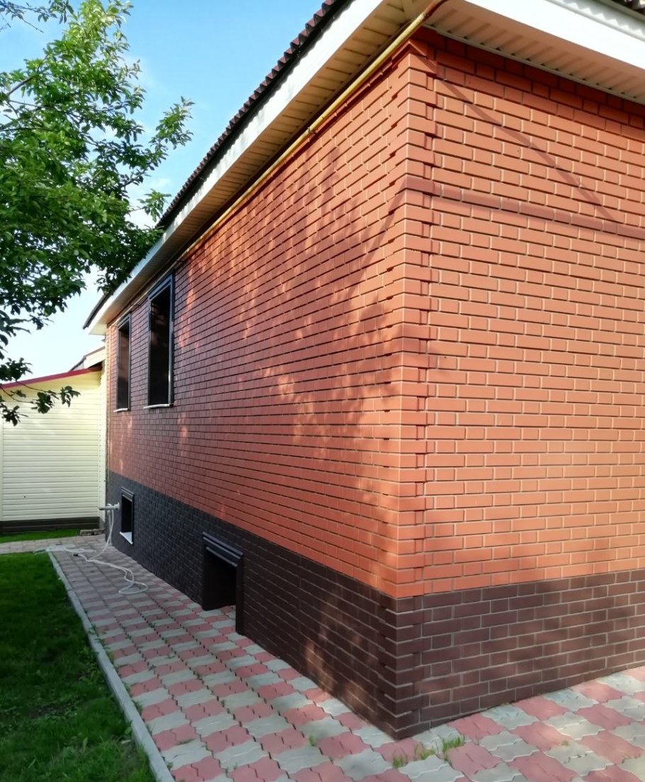 Альта профиль клинкерный кирпич красный