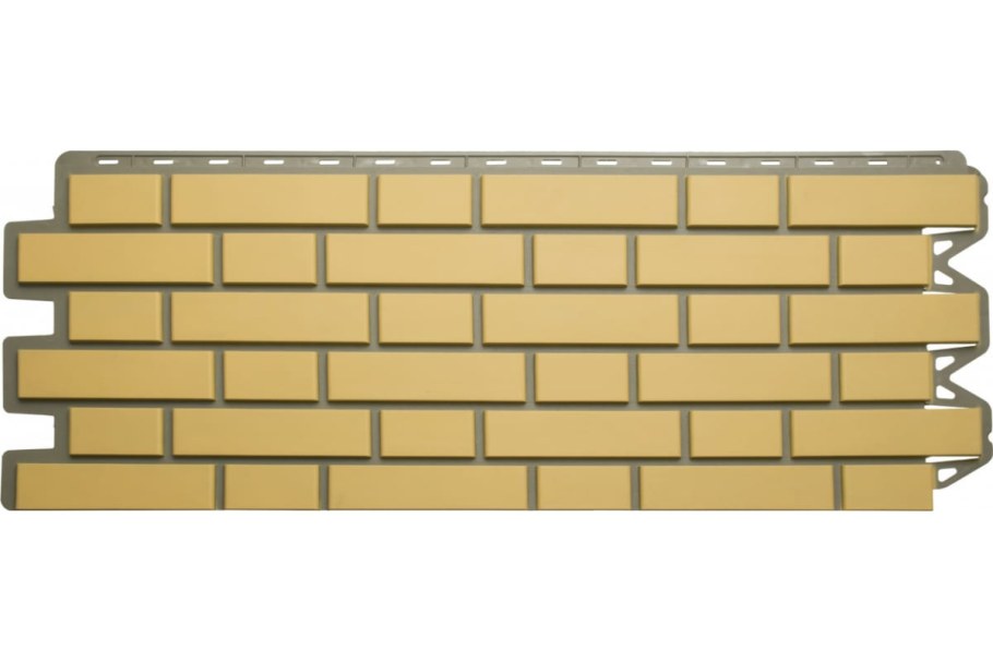 Фасадная панель Альта-профиль кирпич клинкерный коричневый 1220х440мм