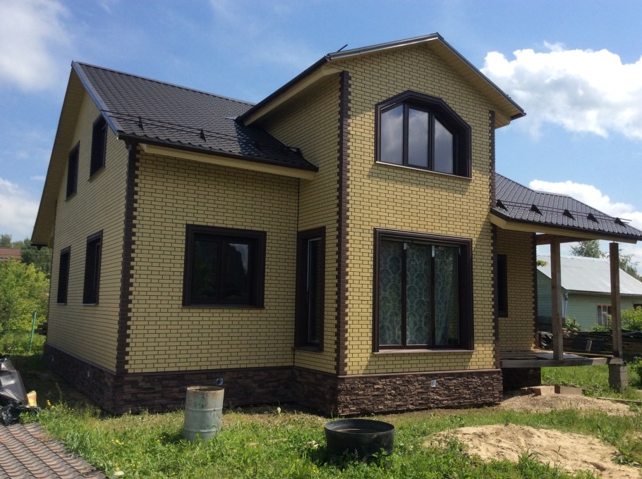 Кирпич клинкерный бежевый Альта профиль