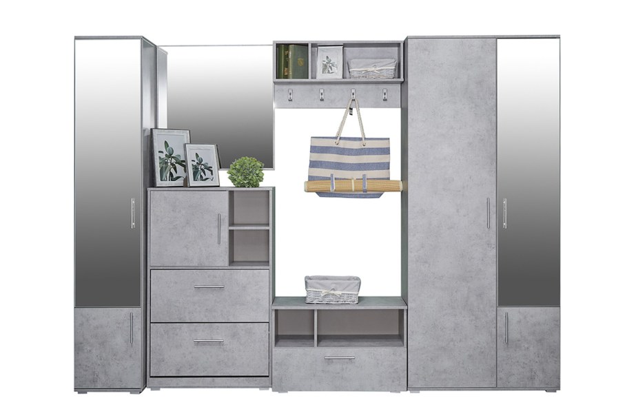 Шкаф хофф серый бетон