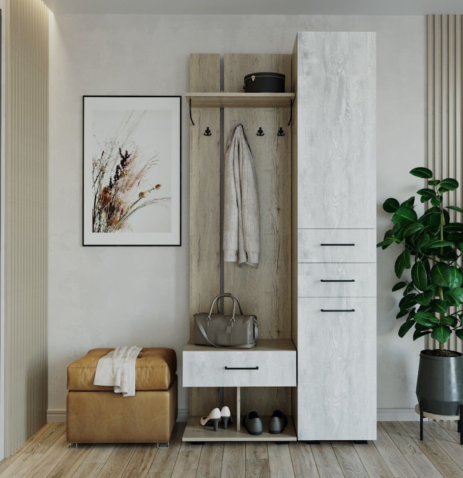 Прихожая дуб крафт