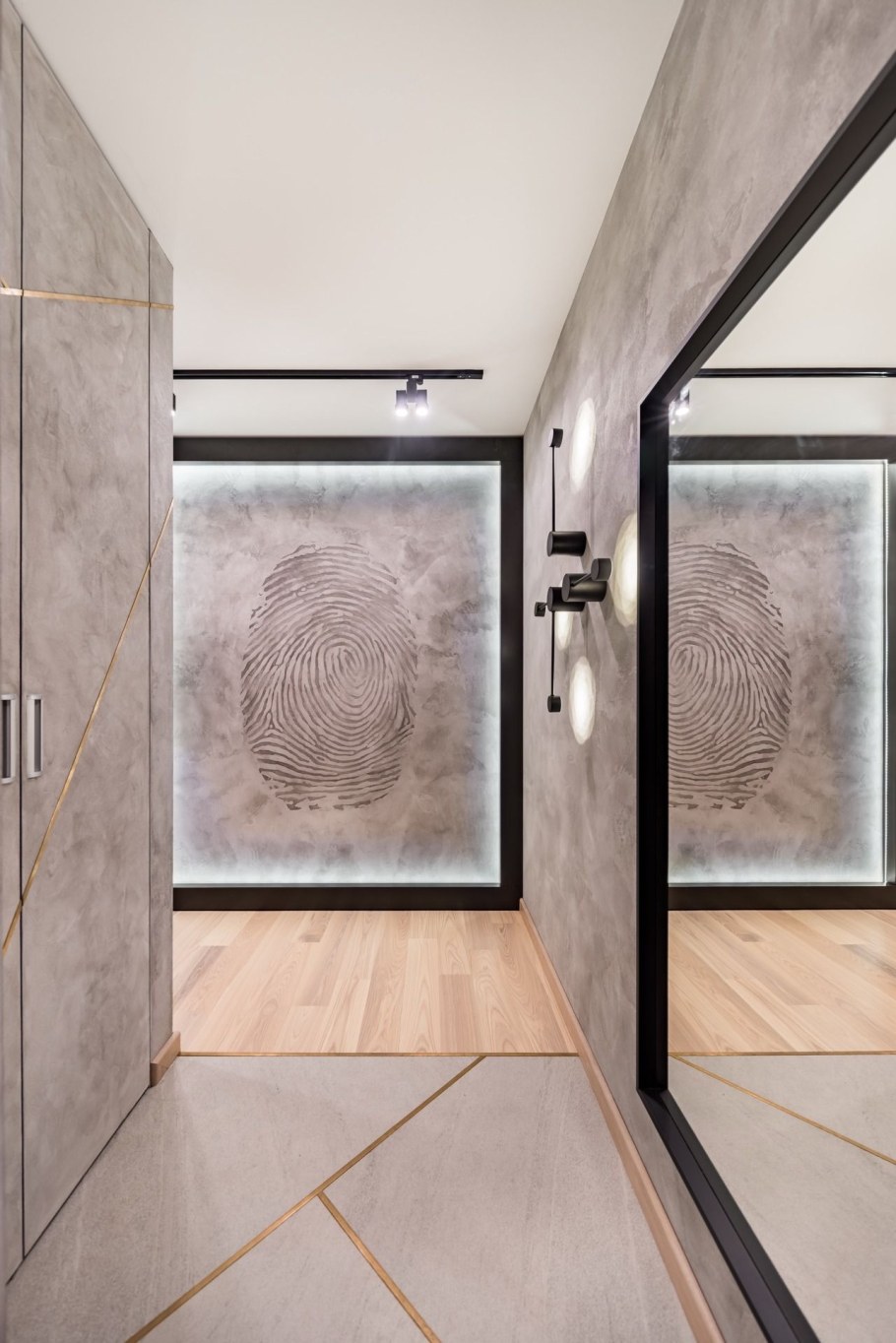 Декоративная штукатурка микроцемент в интерьере