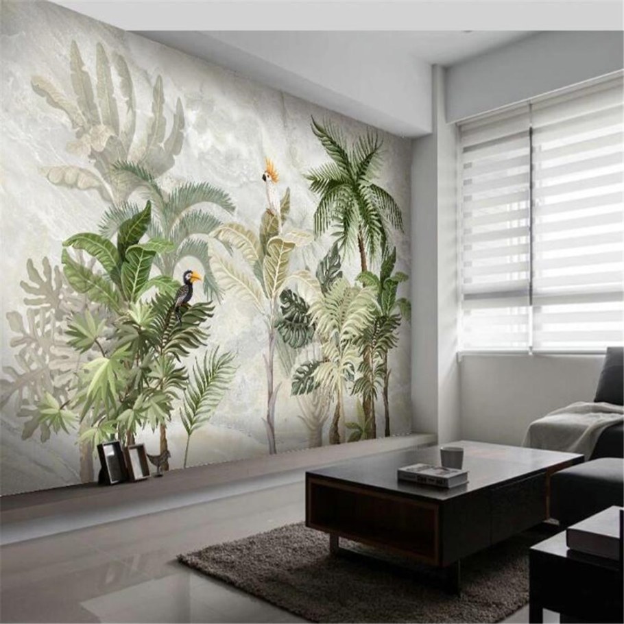 Аффреско пальмовые листья