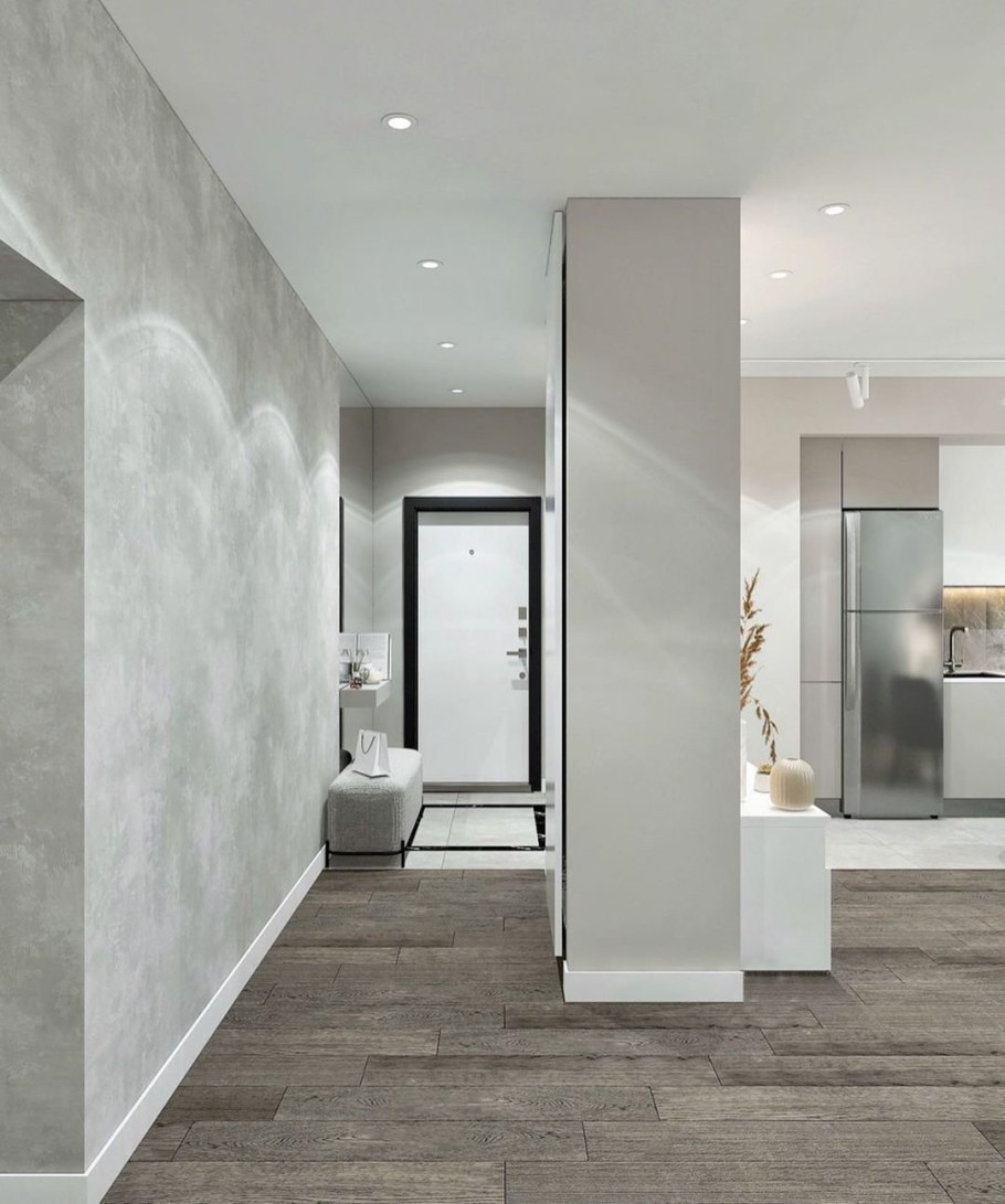 Прихожая бетон