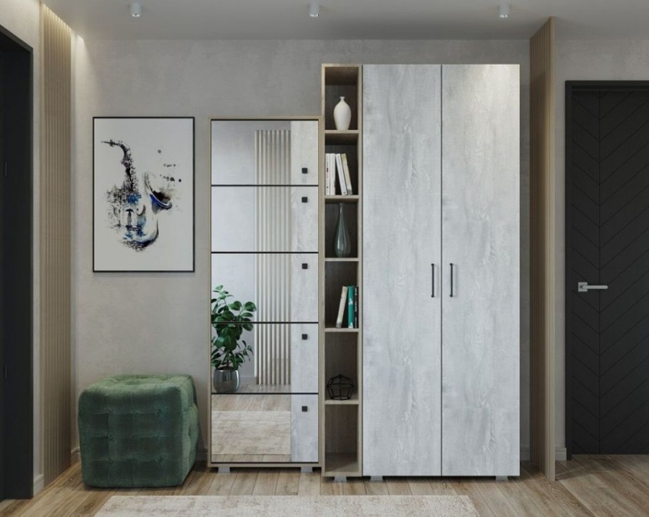 Бетон Пайн белый ЛДСП