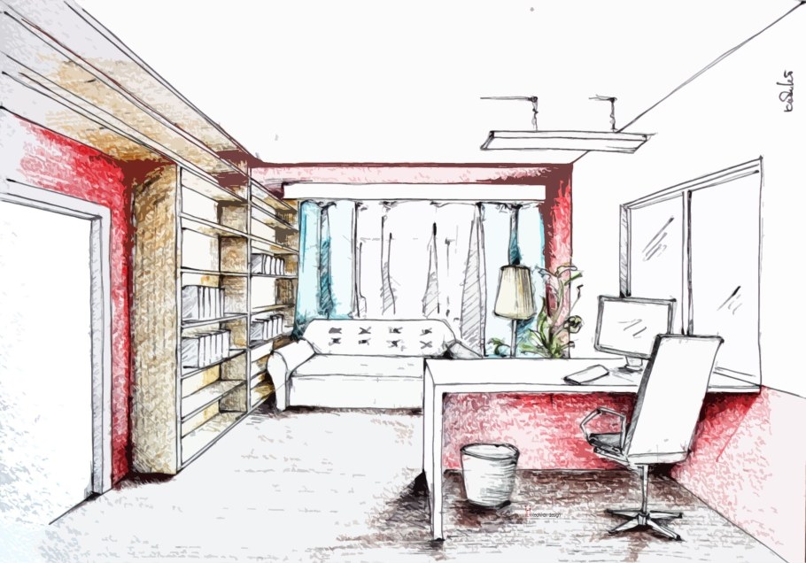 Эскиз детской комнаты