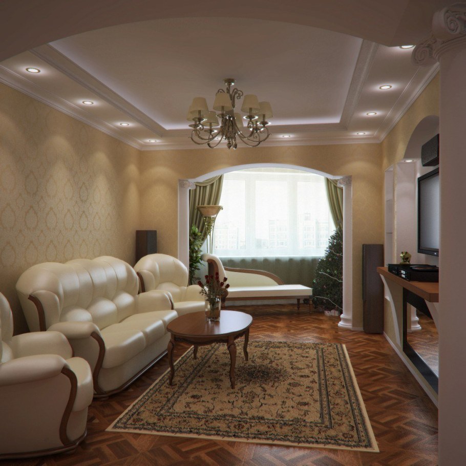 Отделка зала