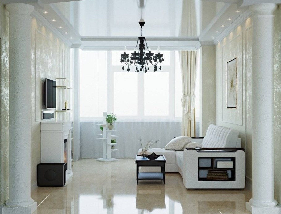 Натяжные потолки увеличивающие пространство