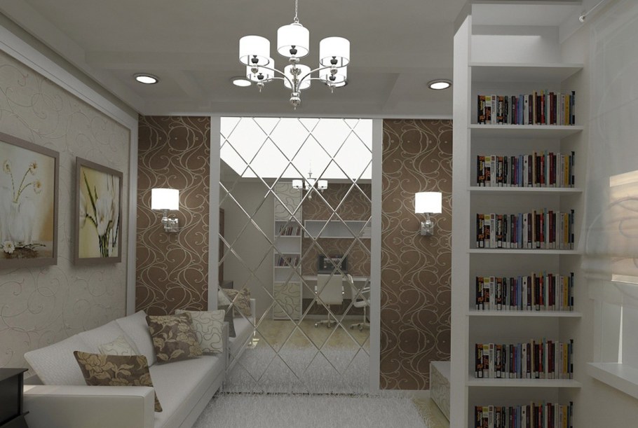 Перегородка для зонирования комнаты