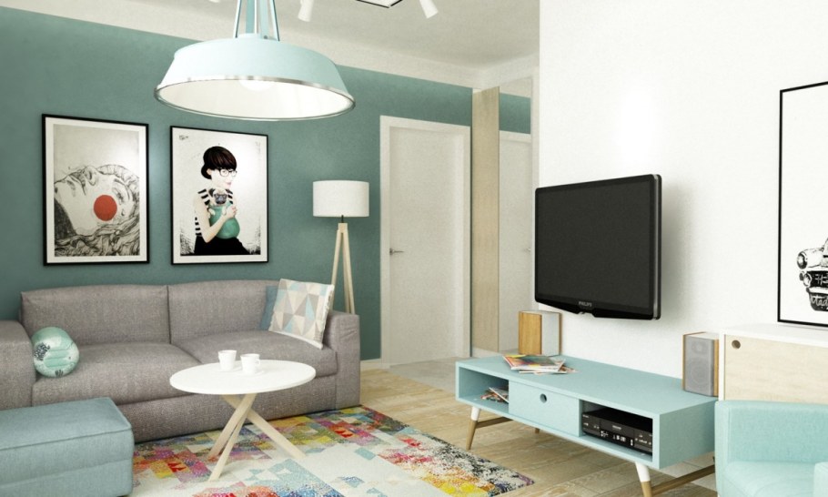 Цвет стен для маленьких помещений