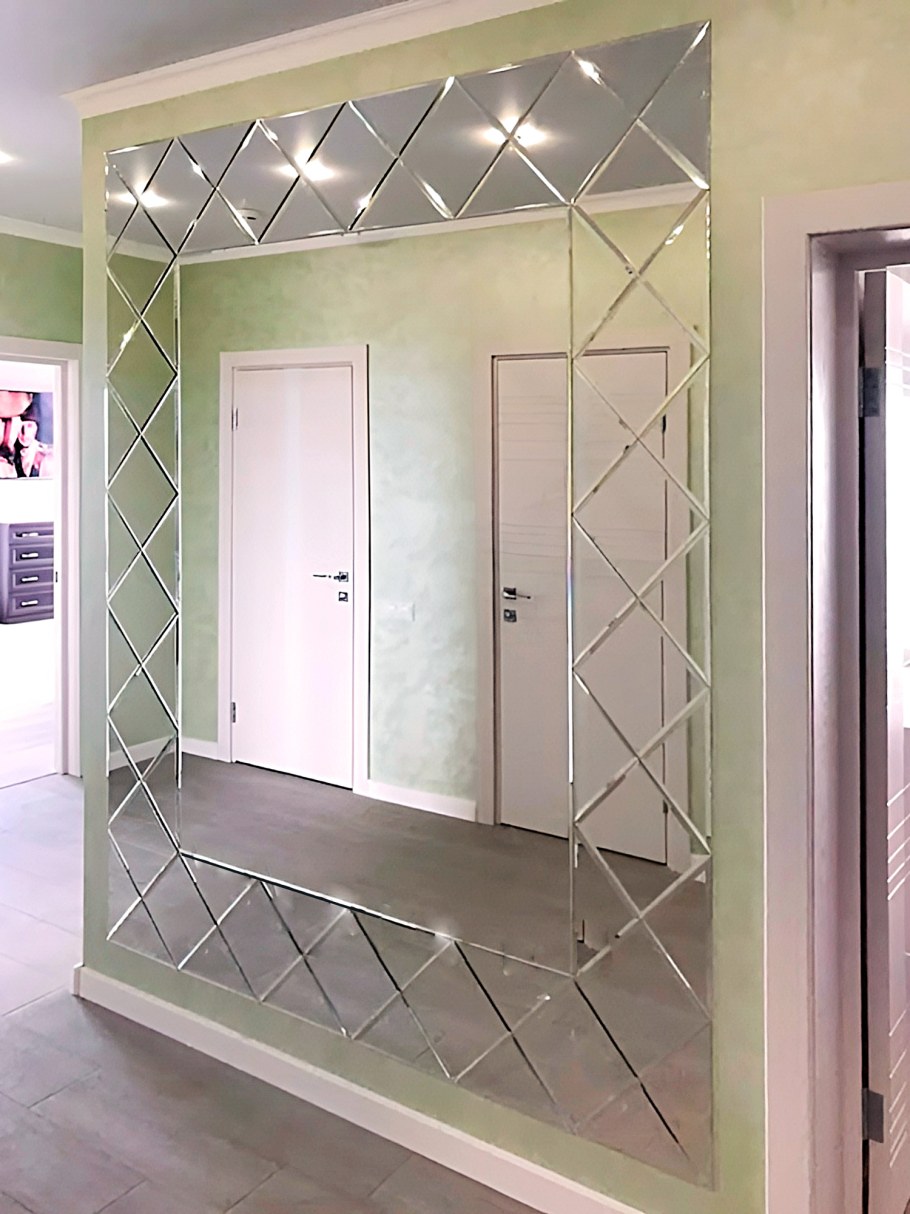 Зеркало ромбами