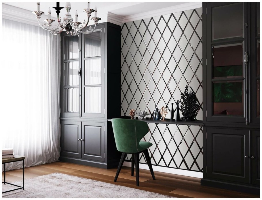 Зеркальная плитка с фацетом