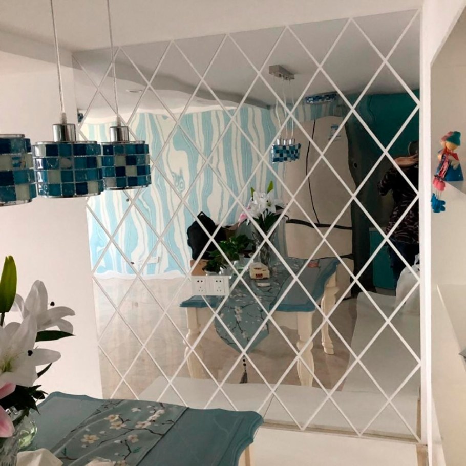 Зеркальное панно на стену