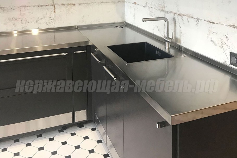 Столешница из металла для кухни