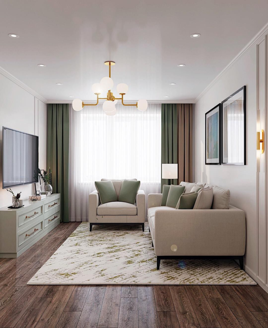 Бежевый интерьер