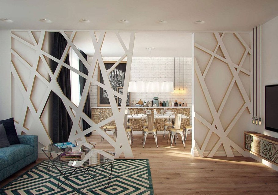 Декоративные деревянные перегородки