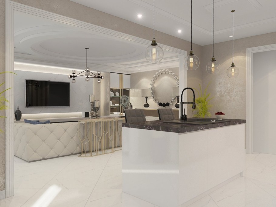 Современная кухня с островом