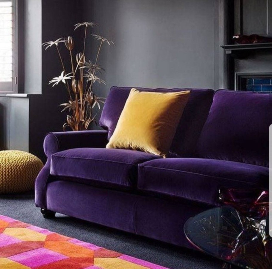 Фиолетовый интерьер