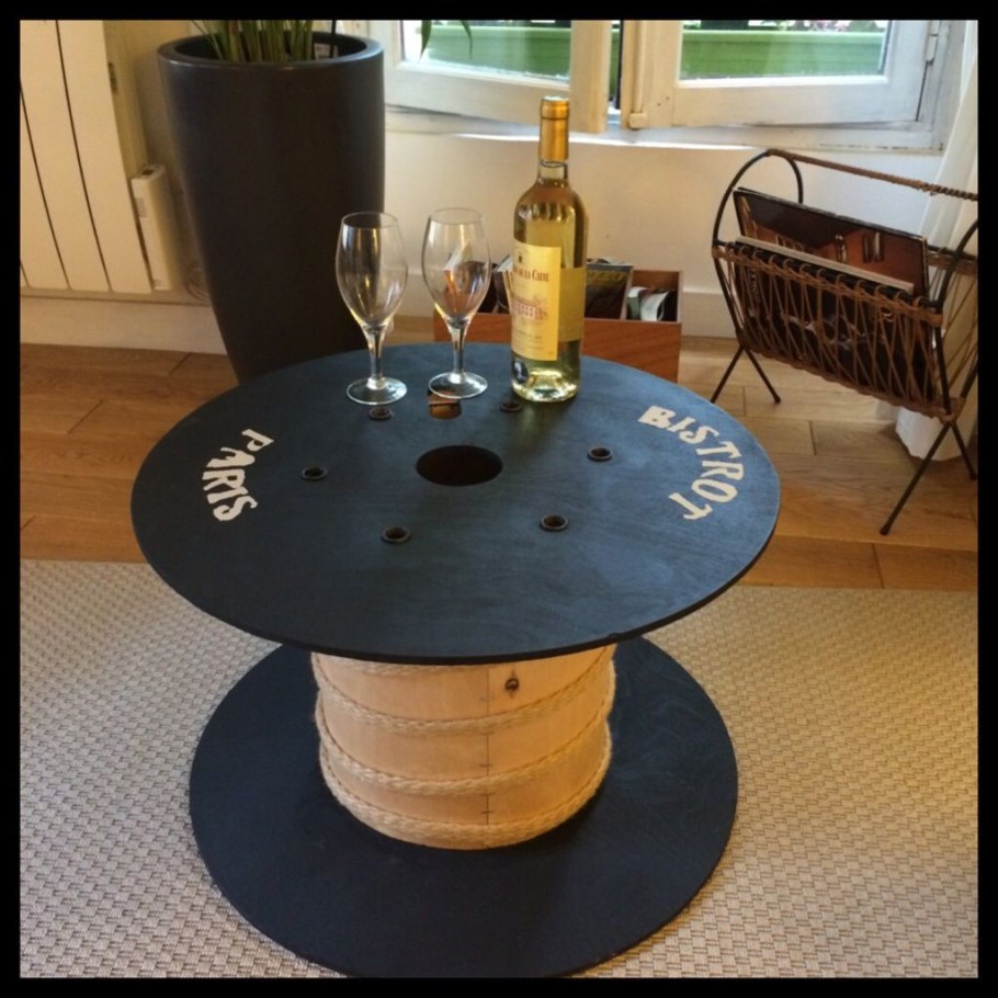 Журнальный стол из катушки