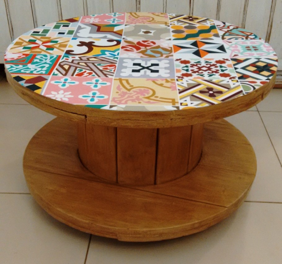 Журнальный столик из катушки