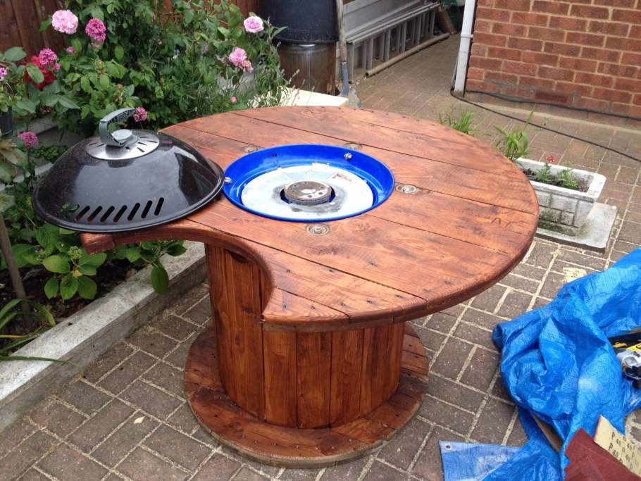 Мебель из катушки для кабеля