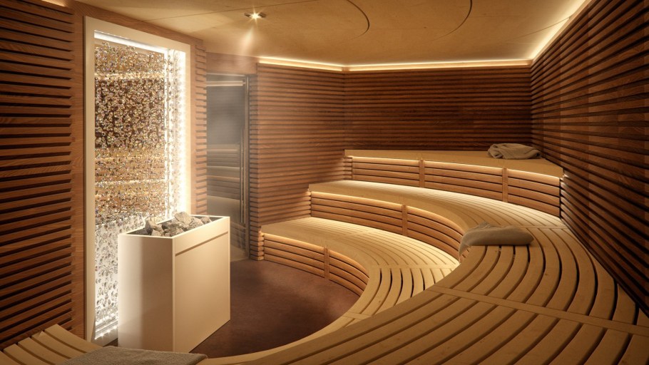 Интерьер сауны