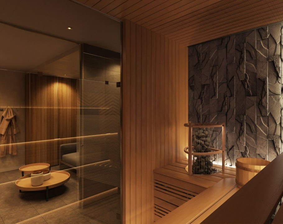Интерьер сауны