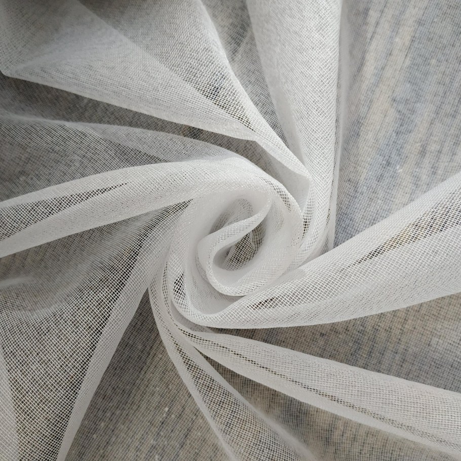 Тюль "канвас" белый