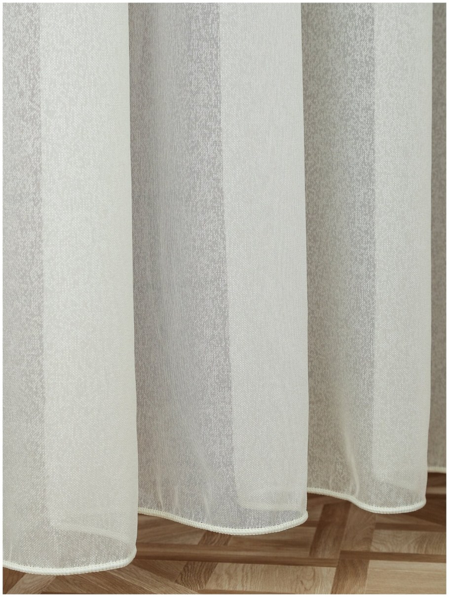 Тюль "канвас" белый