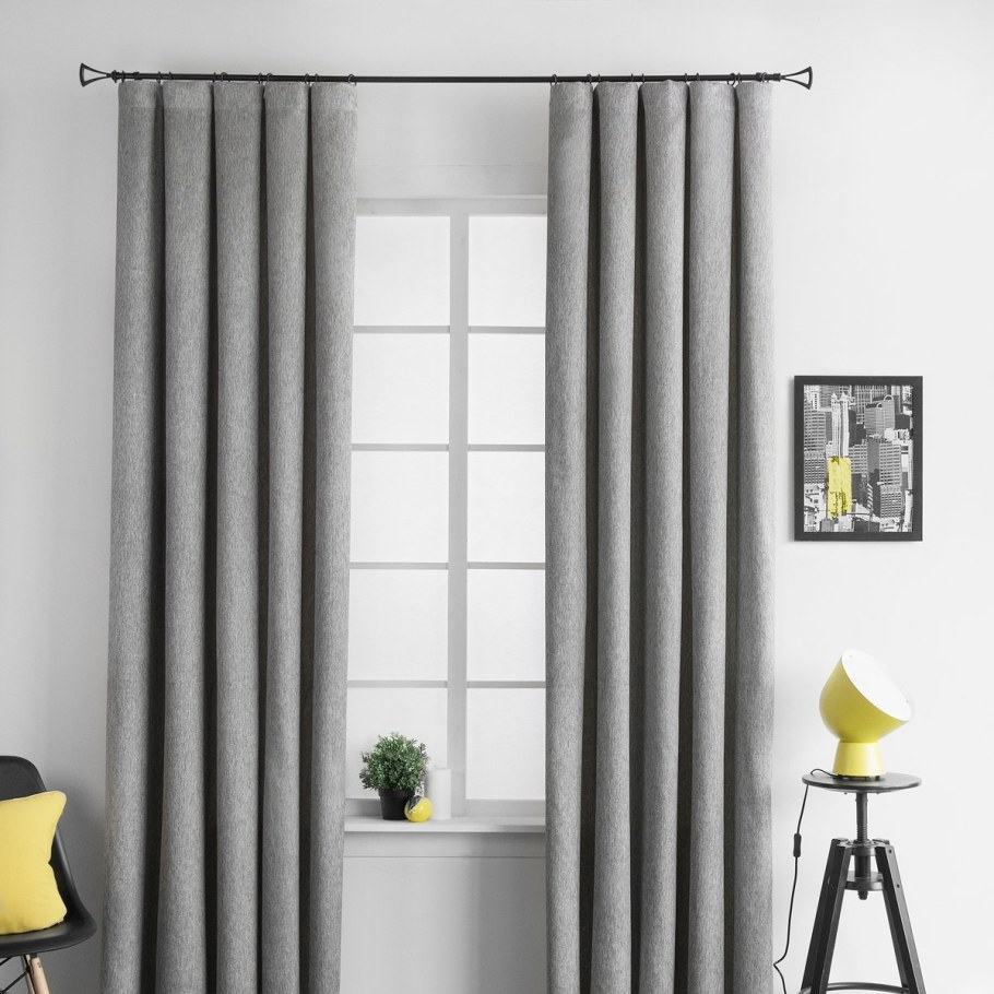 Штора цвет "серый"
