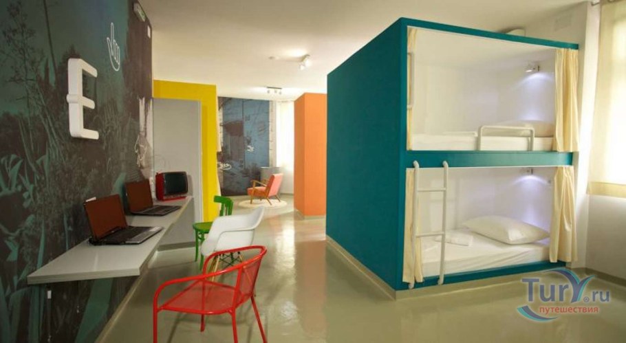 Стильный интерьер хостела