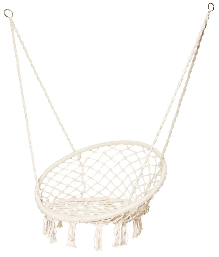 Гамак-кресло с бахромой 82x131 см хлопок (без опоры)