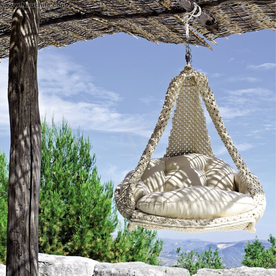 Макраме качели кокон